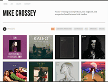 Tablet Screenshot of mikecrossey.com